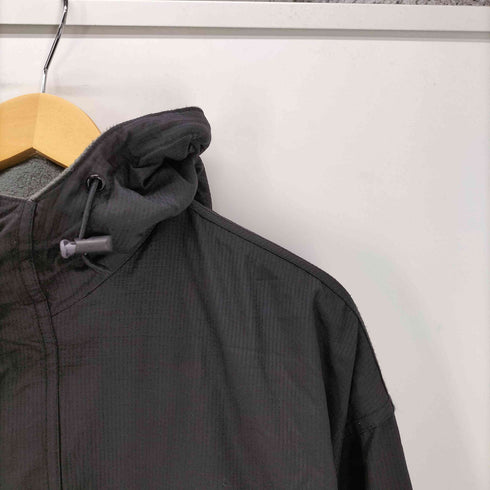 オールドネイビー OLD NAVY 90S 3Dポケット リップストップ ハーフジップ プルオーバー アノラック ジャケット 裏地フリース メンズ import:L