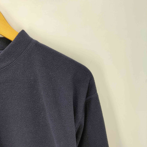 エディーバウアー Eddie Bauer 90S 黒タグ ユーティリティー ポケット ハーフジップ フリース プルオーバー メンズ import:L