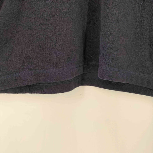 エディーバウアー Eddie Bauer 90S 黒タグ ユーティリティー ポケット ハーフジップ フリース プルオーバー メンズ import:L