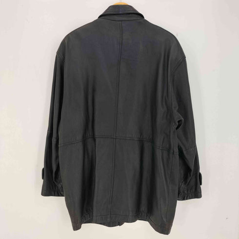 CROSS WOOD 90s シープレザー ミドルコート メンズ import:L