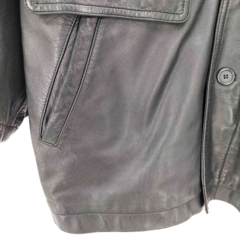 CROSS WOOD 90s シープレザー ミドルコート メンズ import:L