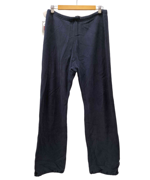 ランズエンド LANDS END 80S USA製 REVERSE WEAVE WARM-UP リバースィーブ 股下リブ 裏起毛 スウェット パンツ ジョガー パンツ メンズ L
