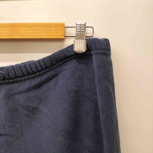 ランズエンド LANDS END 80S USA製 REVERSE WEAVE WARM-UP リバースィーブ 股下リブ 裏起毛 スウェット パンツ ジョガー パンツ メンズ L
