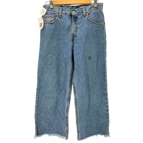 リーバイス Levis 90s USA製 ボタン裏512 刻印 565 LOOSE FIT STRAIGHT LEG ルーズフィット ストレート レッグ カットオフ デニム パンツ メンズ M
