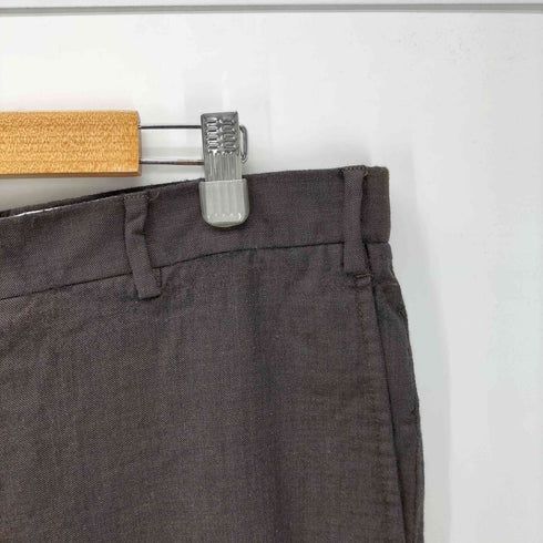 サックスフィフスアベニュー SAKS FIFTH AVENUE Zanella イタリア製 OPTIジップ ミックスカラー ウール スラックス パンツ 裾ダブル メンズ 40