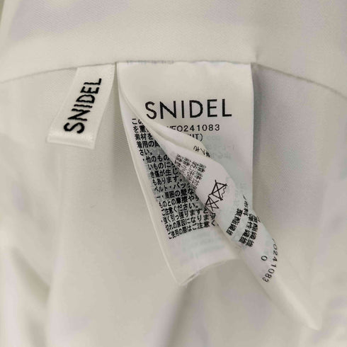 スナイデル snidel 24SS ボリュームラッフルフリルプリントワンピース レディース JPN:0