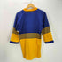 カンタベリー CANTERBURY 90S オーストラリア製 Vネック ボーダー カットソー ラガーシャツ 七分袖 メンズ import:M