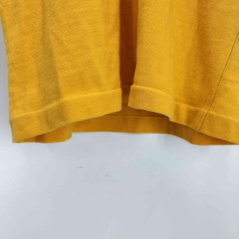 カンタベリー CANTERBURY 90S オーストラリア製 Vネック ボーダー カットソー ラガーシャツ 七分袖 メンズ import:M