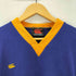 カンタベリー CANTERBURY 90S オーストラリア製 Vネック ボーダー カットソー ラガーシャツ 七分袖 メンズ import:M