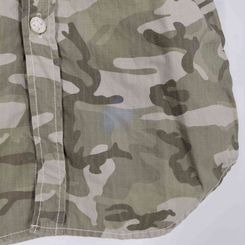 コムデギャルソンオムプリュス COMME des GARCONS HOMME PLUS 13SS カモフラージュ リップストップ半袖シャツ メンズ JPN:XS