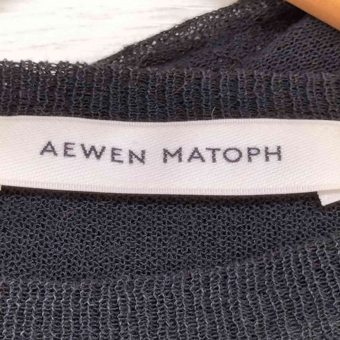 イウエンマトフ AEWEN MATOPH シアーボリュームスリーブニット レディース