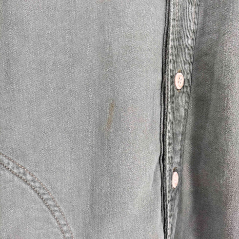 ゴーヘンプ GOHEMP スタンドカラー シャツワンピース レディース