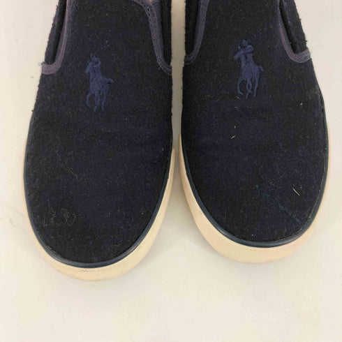 ポロラルフローレン POLO RALPH LAUREN ポニーロゴ刺繍 スリッポン レディース 23.5