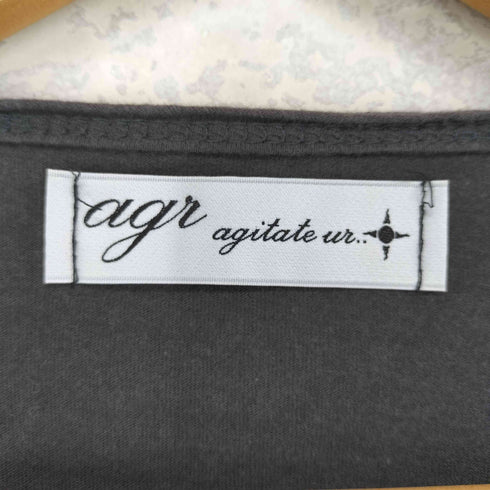 agr プリントデザイン カットオフ Tシャツ Y2K 平成 メンズ