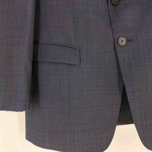 エンポリオアルマーニ EMPORIO ARMANI DAVID LINE イタリア製 シルク混 2B テーラードジャケット パンツセットアップ Wool&Silk メンズ 50