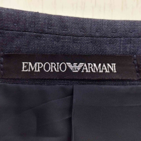 エンポリオアルマーニ EMPORIO ARMANI DAVID LINE イタリア製 シルク混 2B テーラードジャケット パンツセットアップ Wool&Silk メンズ 50