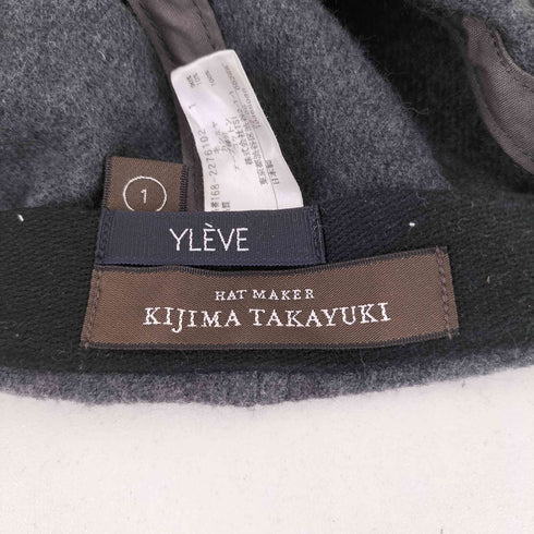 キジマタカユキ KIJIMA TAKAYUKI カシミヤ混 6パネルキャップ メンズ 1