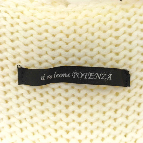 il re leone potenza フード付き ニット カーディガン メンズ
