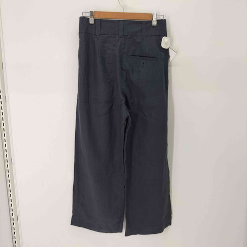 マーガレットハウエル MARGARET HOWELL DENSE FINE LINEN POPLIN 2タック ワイドトラウザー レディース JPN:3