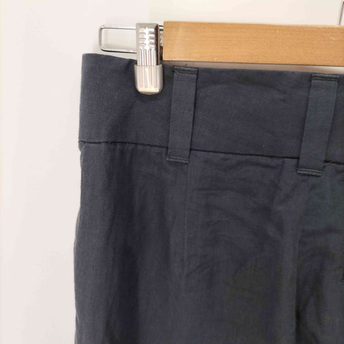 マーガレットハウエル MARGARET HOWELL DENSE FINE LINEN POPLIN 2タック ワイドトラウザー レディース JPN:3