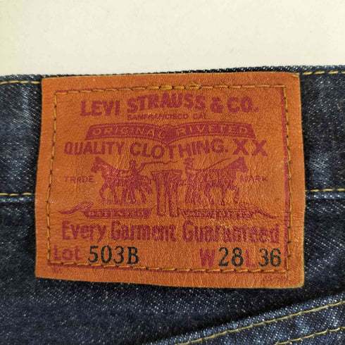 リーバイス Levis 90S 503B 日本製 ボタン裏j11 ボタンフライデニムパンツ レディース 28/36
