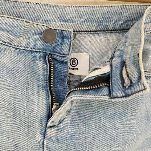 エムエムシックスメゾンマルジェラ MM6 Maison Margiela スタッフ期 レングスカットオフ タイトミニスカート レディース 36