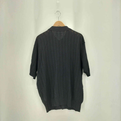 デラックス DELUXE LEAF レースニット 半袖シャツ メンズ L