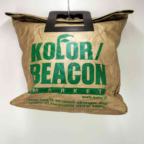 カラービーコン kolor BEACON 22SS paper-like tote bag メンズ