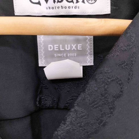 デラックス DELUXE GARCON SHIRT 刺繍デザイン オープンカラー 半袖シャツ メンズ 40