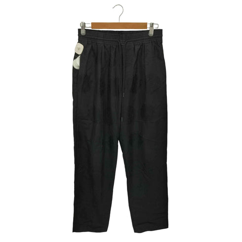 デラックス DELUXE GARCOS PANTS 刺繍デザイン 1タック トラックパンツ メンズ L