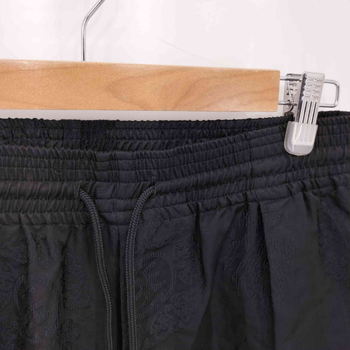 デラックス DELUXE GARCOS PANTS 刺繍デザイン 1タック トラックパンツ メンズ L