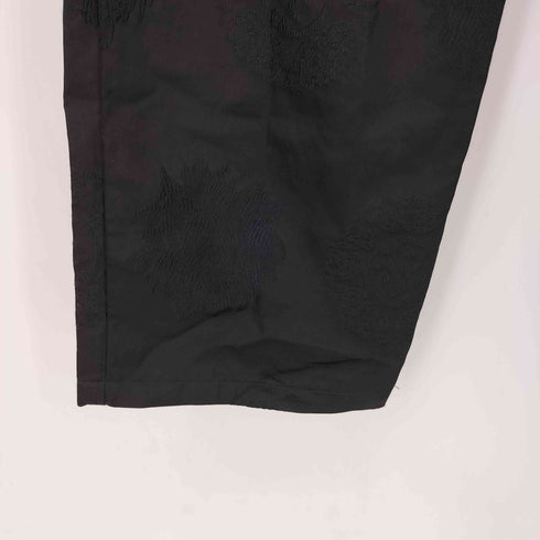 デラックス DELUXE GARCOS PANTS 刺繍デザイン 1タック トラックパンツ メンズ L