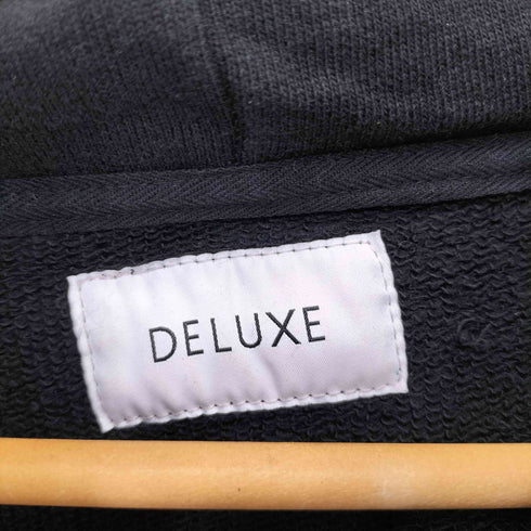 デラックス DELUXE ダメージ加工 スウェット プルオーバーパーカー メンズ L