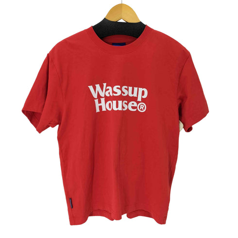 Wassup House Basic Logo Print Tee メンズ import:S
