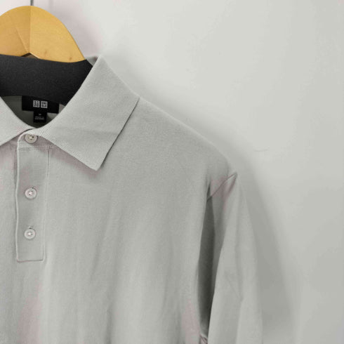 ユニクロ UNIQLO ウォッシャブルニットポロセーター半袖 メンズ JPN:M