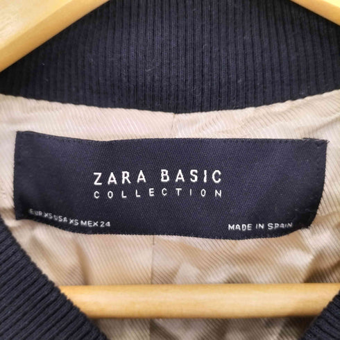 ザラ ZARA ベロア ジップアップブルゾン レディース XS