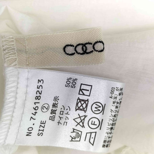 ココディール COCO DEAL シャーリングシャツブラウス レディース JPN:2