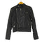 ディースクエアード DSQUARED2 レザー ダウン ライダースジャケット メンズ 46