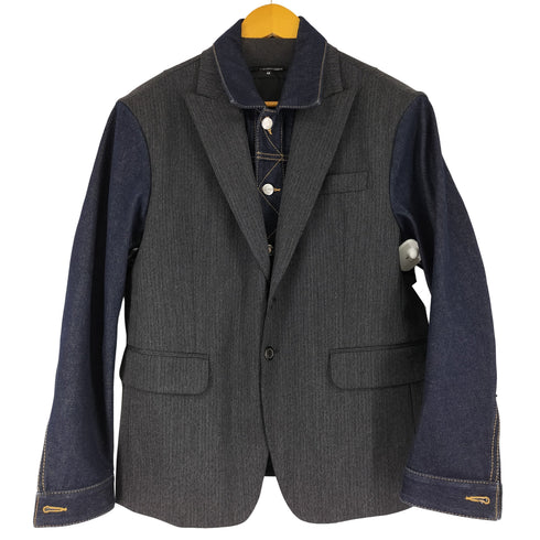 ディースクエアード DSQUARED2 デニム切り替え テーラードジャケット メンズ 44