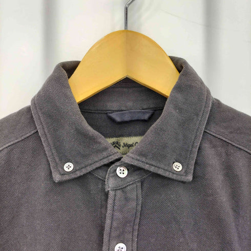 ナイジェルケーボン NIGEL CABOURN リボンデザイン 半袖ポロシャツ メンズ 46