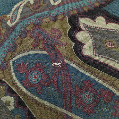 エトロミラノ ETRO MILANO イタリア製 シルクウール総柄スカーフ レディース