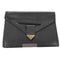 イヴサンローラン Yves Saint Laurent LOGO LEATHER CLUTCH BAG メンズ