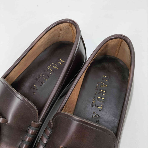 ハルタ HARUTA Uチップ タッセルローファー メンズ JPN:25