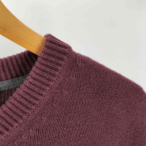 アイゾッド IZOD ワンポイント ロゴ 刺繍 Vネック コットン アクリル ニット セーター メンズ import:L