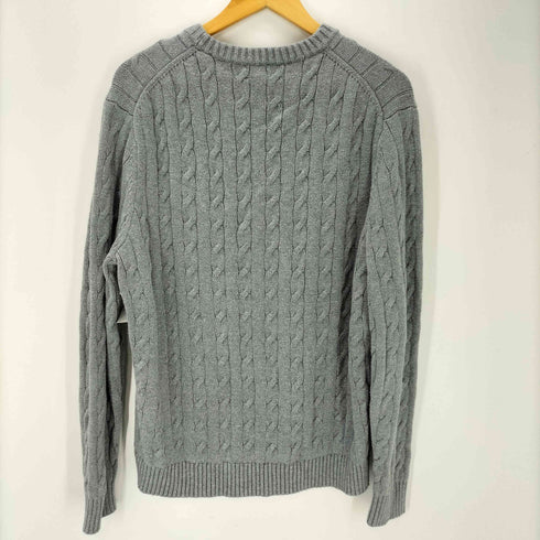ランズエンド LANDS END DRIFTER コットン ケーブル ニット セーター メンズ import:XL