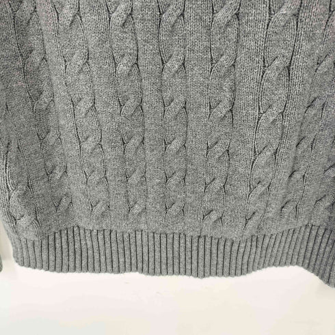 ランズエンド LANDS END DRIFTER コットン ケーブル ニット セーター メンズ import:XL