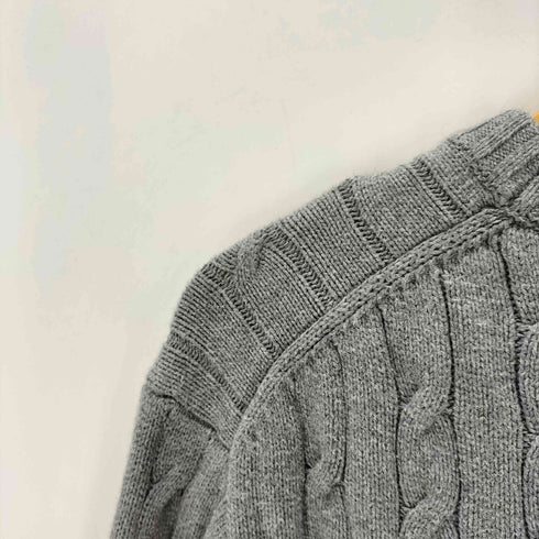 ランズエンド LANDS END DRIFTER コットン ケーブル ニット セーター メンズ import:XL