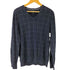 ランズエンド LANDS END SUPIMA COTTON スーピマコットン グラフチェック ニット カットソー メンズ import:L