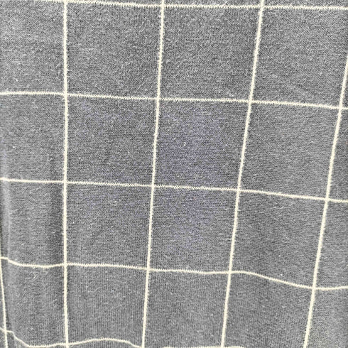 ランズエンド LANDS END SUPIMA COTTON スーピマコットン グラフチェック ニット カットソー メンズ import:L