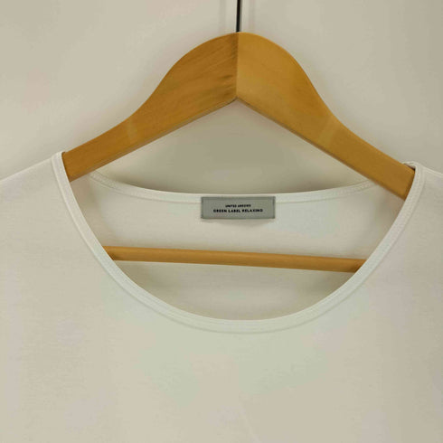 ユナイテッドアローズグリーンレーベルリラクシング UNITED ARROWS green label relaxing ベーシック フライス クルーネック プルオーバー カットソー レディース FREE